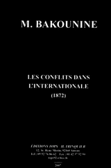 Les conflits dans l'Internationale (1872) - Michel Bakounine