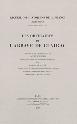 Les obituaires de l'abbaye de Clairac