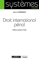 Droit international pénal - Julian Fernandez