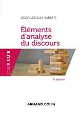 Eléments d'analyse du discours - Georges-Elia Sarfati