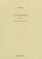 En saison. Pierre, poussière - Nimrod Bena Djangrang