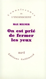 On est prié de fermer les yeux - Max Milner