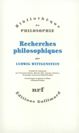 Recherches philosophiques - Ludwig Wittgenstein