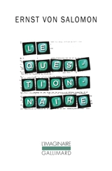 Le questionnaire - Ernst von Salomon