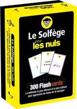 Le solfège pour les nuls : 300 flashcards : la méthode la plus efficace et la plus ludique pour apprendre les bases de la musique - Hugo Prigent