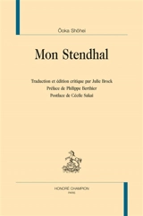 Mon Stendhal - Shôhei Ooka