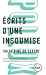Ecrits d'une insoumise - Voltairine De Cleyre