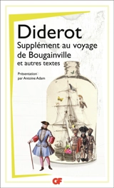 Supplément au voyage de Bougainville. Pensées philosophiques. Lettre sur les aveugles - Denis Diderot