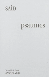 Psaumes - Saïd