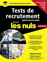 Tests de recrutement pour les nuls : spécial service public : concours - Marine Fournol