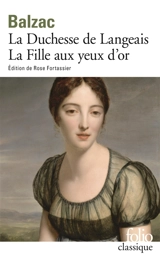 La Duchesse de Langeais. La Fille aux yeux d'or - Honoré de Balzac