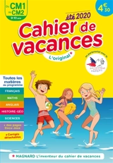 Cahier de vacances du CM1 au CM2, 9-10 ans : toutes les matières au programme : été 2020 - Alain Charles
