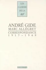 Correspondance, 1917-1949 - André Gide