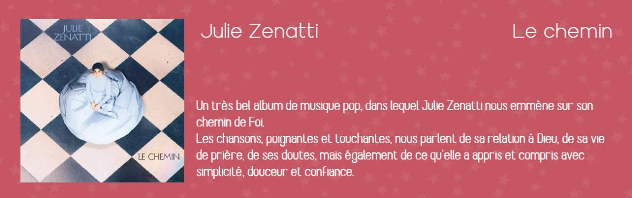 Julie Zenatti - Le chemin.jpg